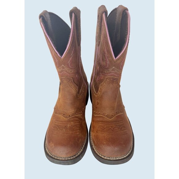 JUSTIN Women's Gypsy Wanette Western Cowboy Work Boot Size 9 - Picture 4 of 8